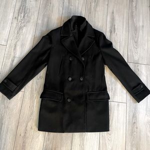 Men’s black Wool Coat